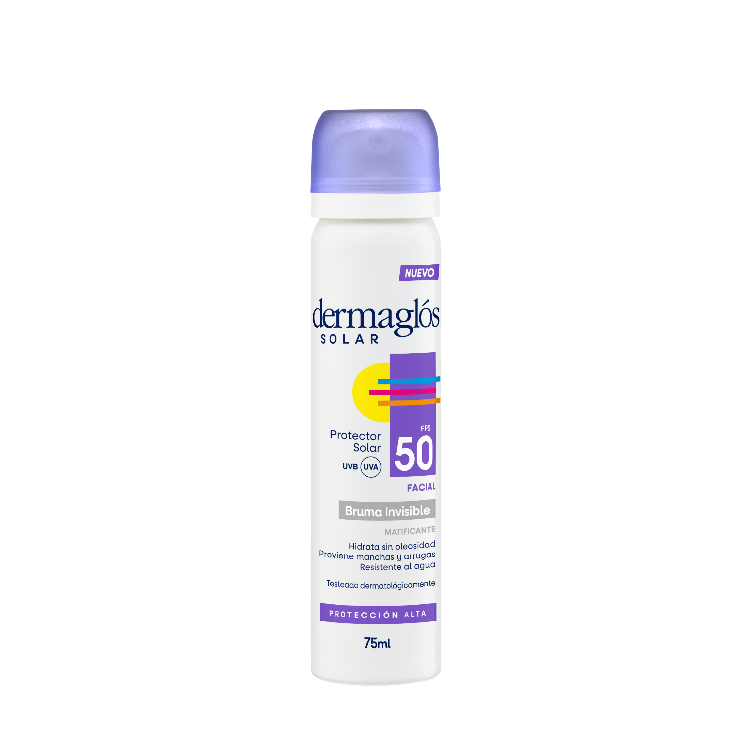 DERMAGLOS SOLAR FPS50 BRUMA INVISIBLE X 75ML
